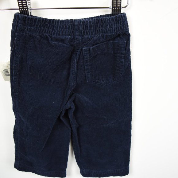 Navy full elasticated waist pull up pants 6-9m - Picture 4 of 7